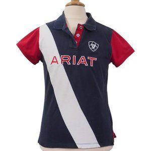 Ariat Team Taryn Short Sleeve Polo Girls XL (14)